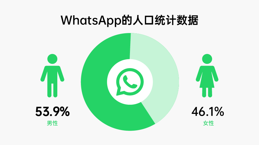 WhatsApp的人口统计数据